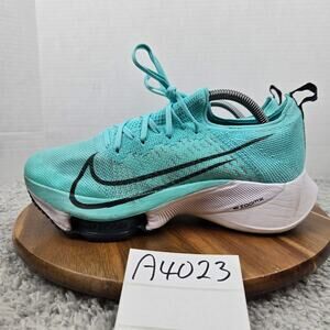 Nike Womens 11 Air Zoom Tempo Next% Flyknit White Gym Running Shoe CI9924-300